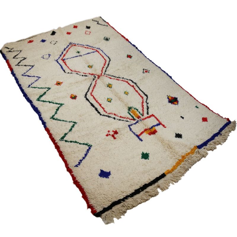 Handmade vintage morrocan rug 270x170cm