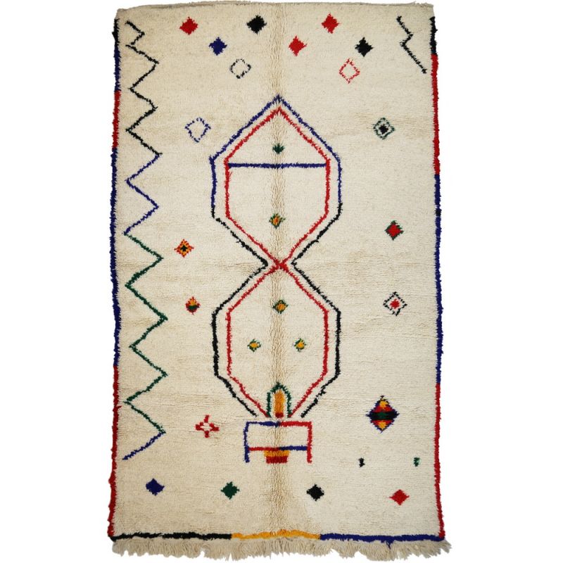 Handmade vintage morrocan rug 270x170cm