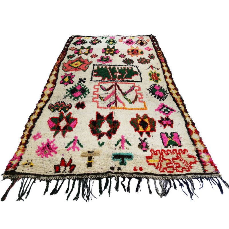 Handmade vintage morrocan rug 235x146cm