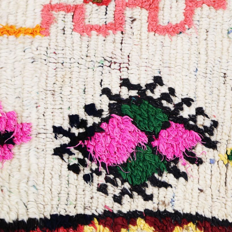 Handmade vintage morrocan rug 235x146cm