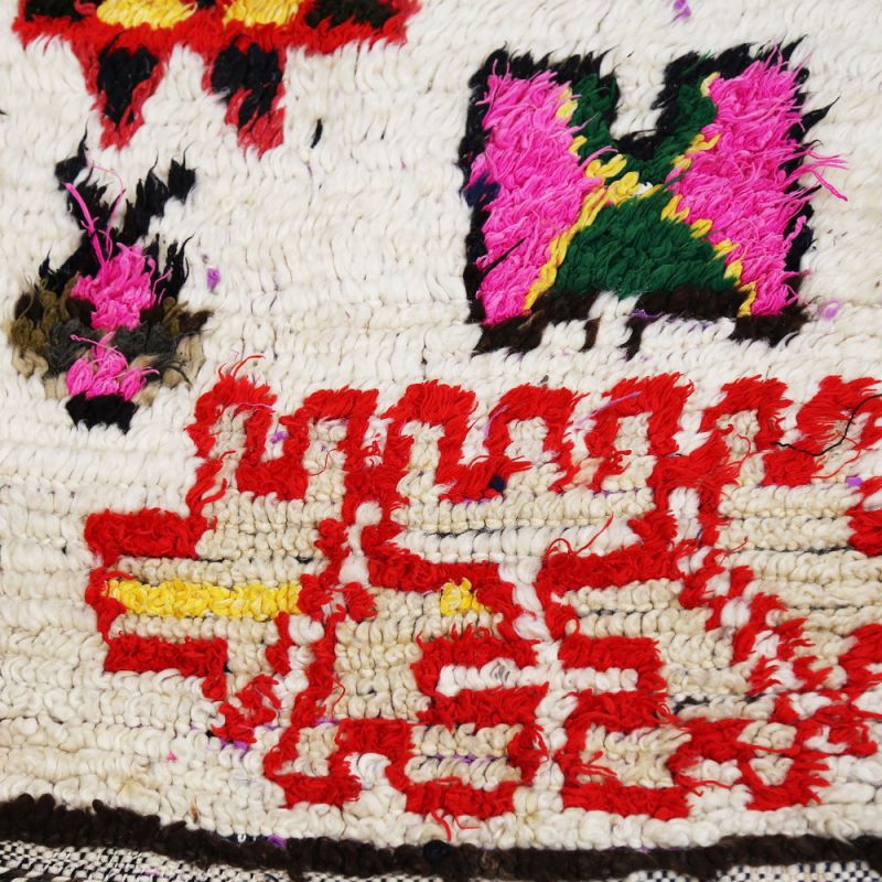 Handmade vintage morrocan rug 235x146cm