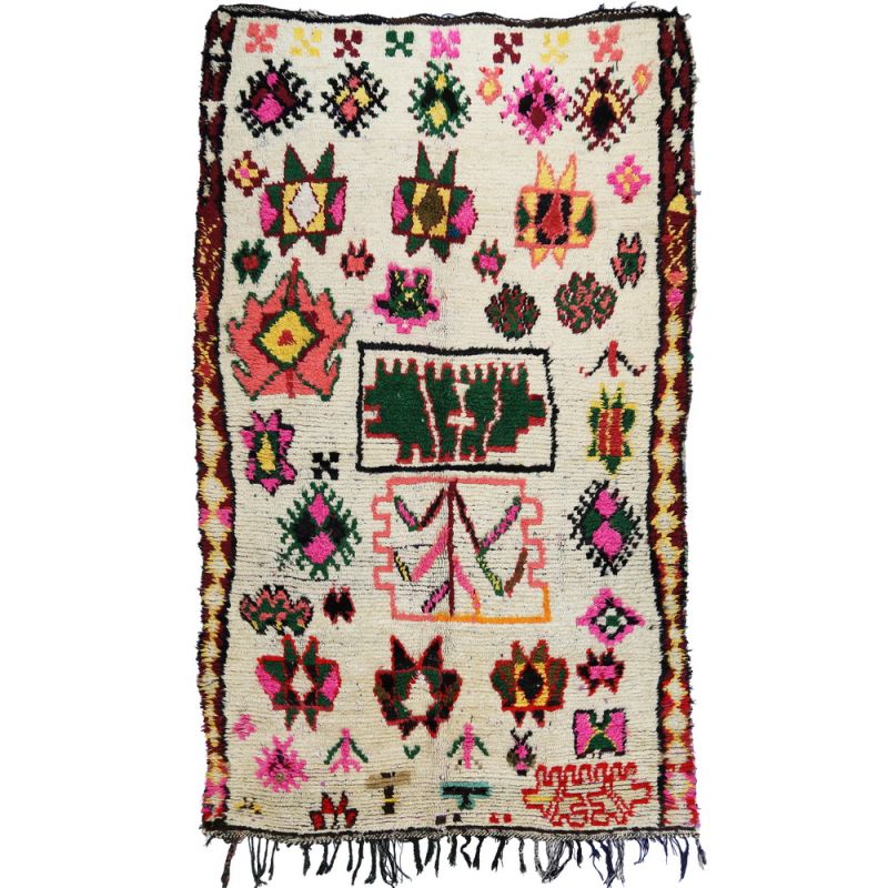 Handmade vintage morrocan rug 235x146cm