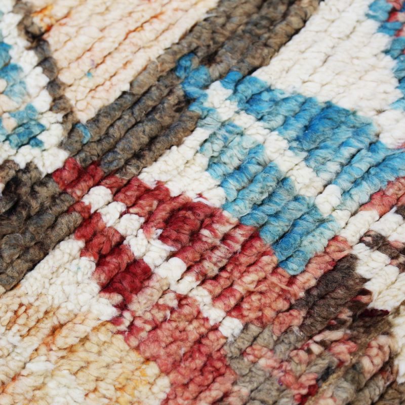 Handmade vintage morrocan rug 244x153cm