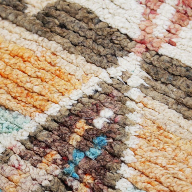 Handmade vintage morrocan rug 244x153cm