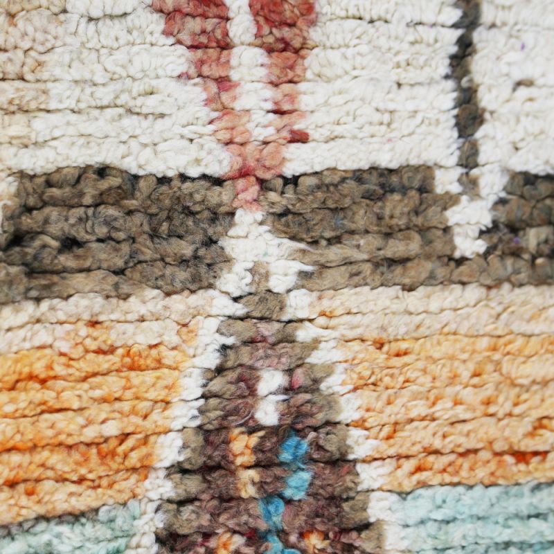 Handmade vintage morrocan rug 244x153cm