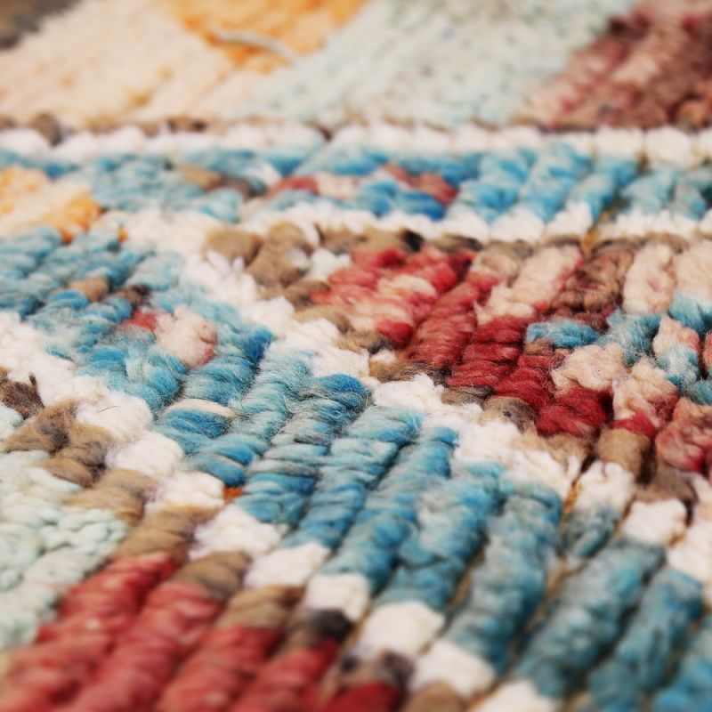 Handmade vintage morrocan rug 244x153cm