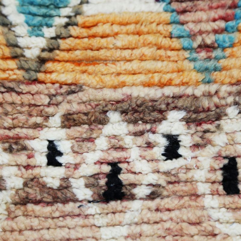 Handmade vintage morrocan rug 244x153cm