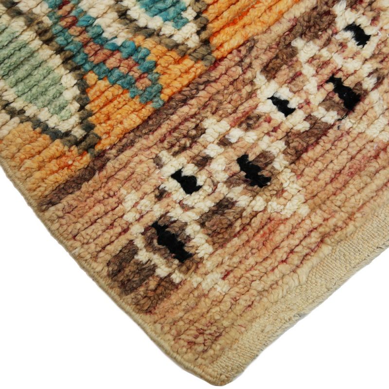 Handmade vintage morrocan rug 244x153cm