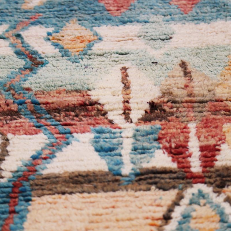 Handmade vintage morrocan rug 244x153cm