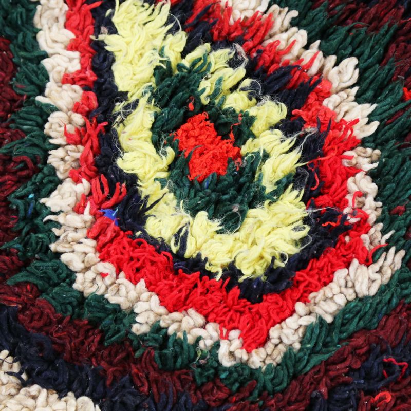 Handmade vintage morrocan rug 276x90cm