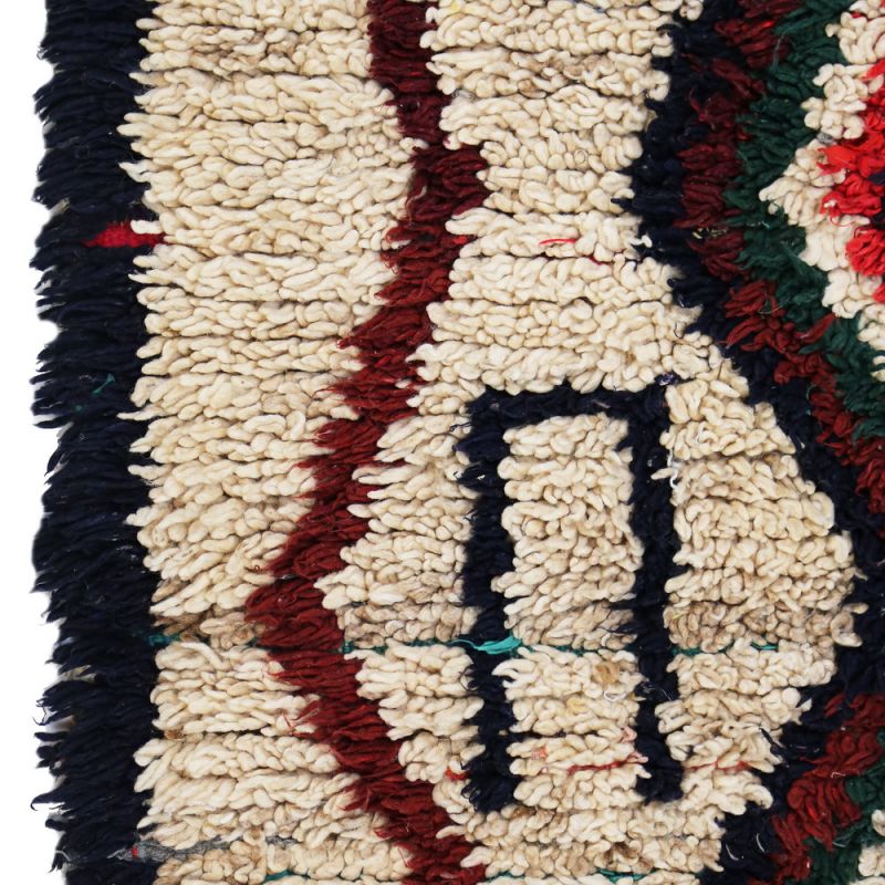 Handmade vintage morrocan rug 276x90cm
