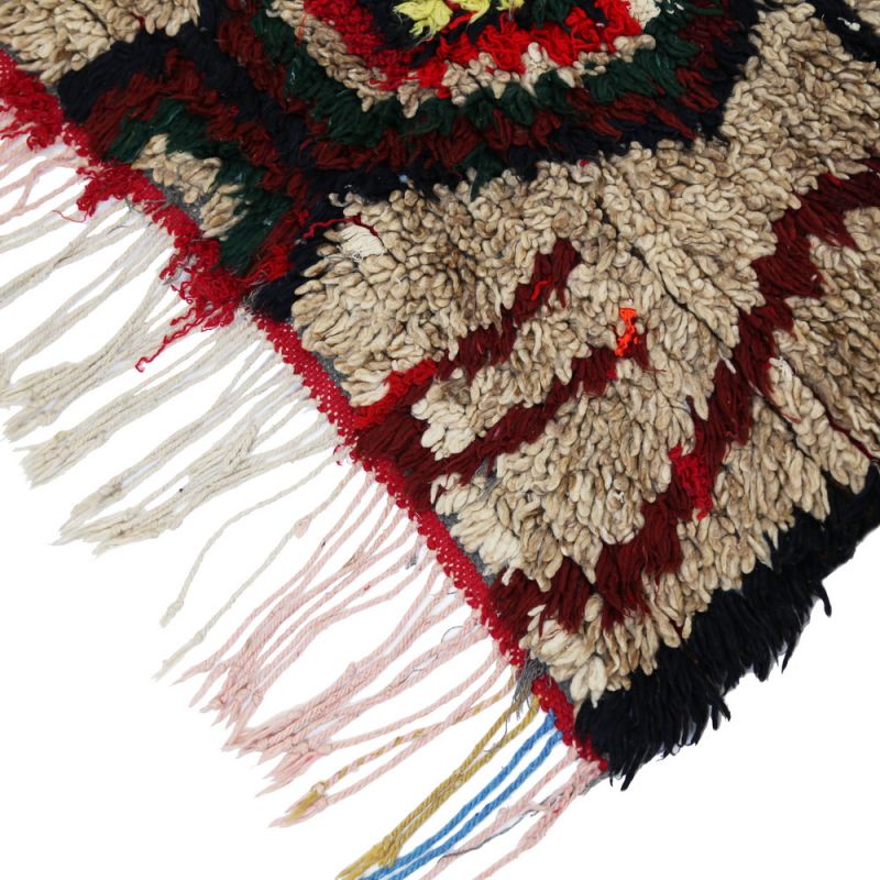 Handmade vintage morrocan rug 276x90cm