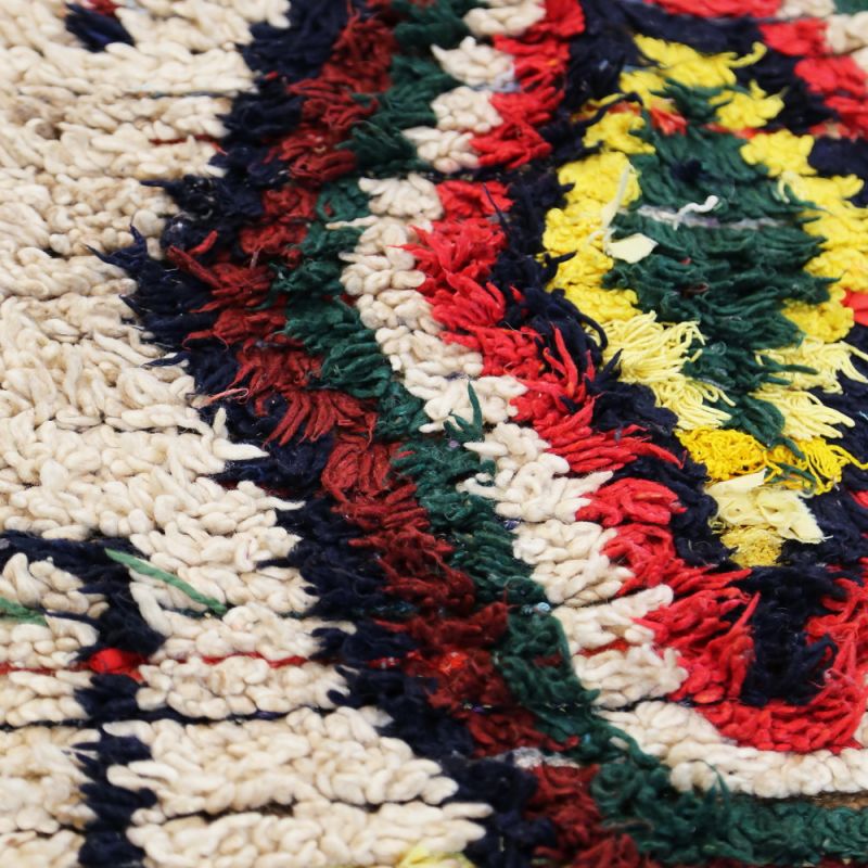 Handmade vintage morrocan rug 276x90cm