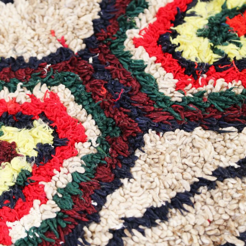 Handmade vintage morrocan rug 276x90cm
