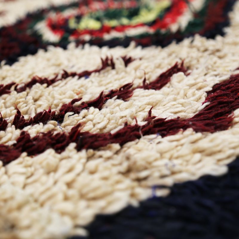 Handmade vintage morrocan rug 276x90cm