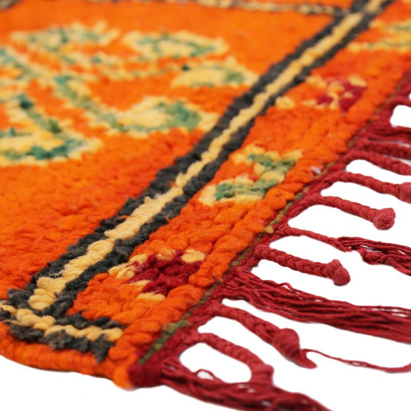 Handmade vintage morrocan rug 226x138cm