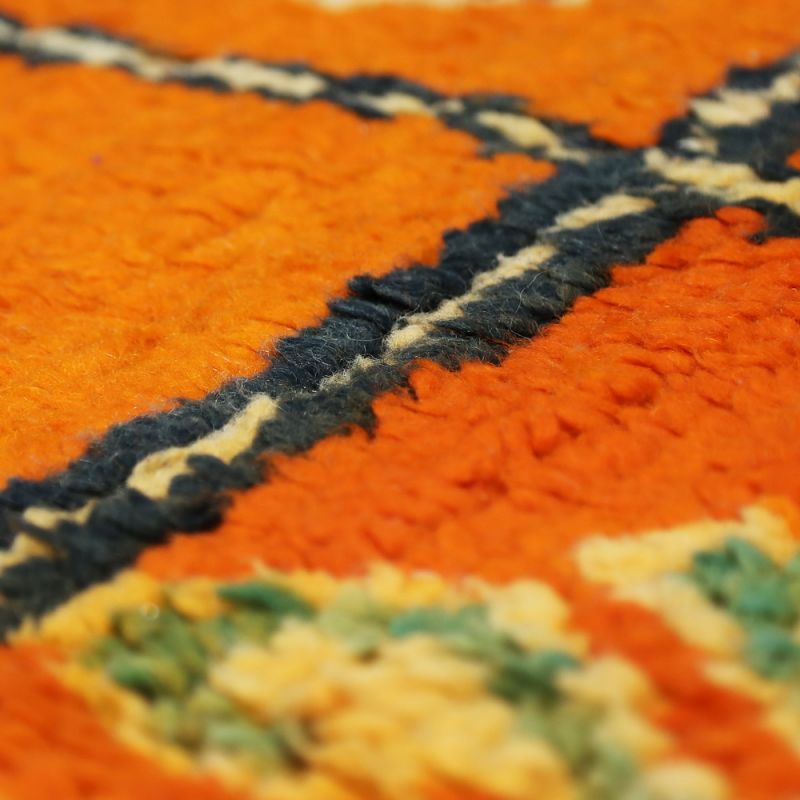 Handmade vintage morrocan rug 226x138cm