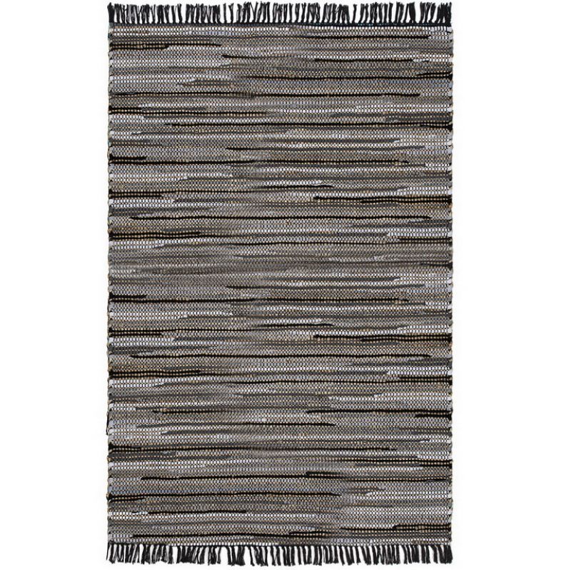 Jute & cotton rug Grey 120 x 180cm