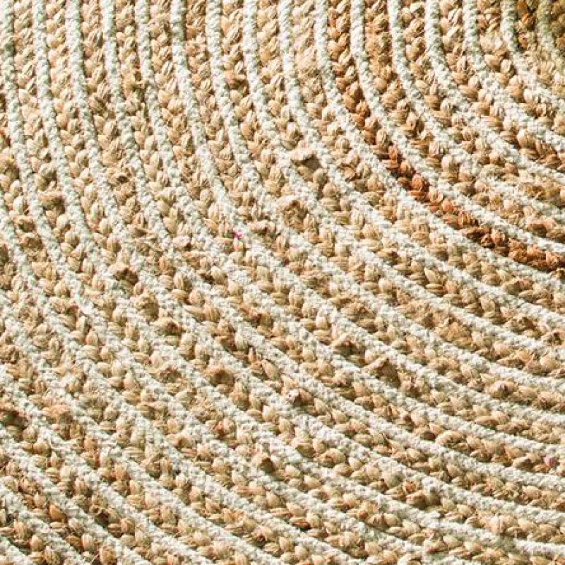 Χαλί στρογγυλό natural 90εκ. 