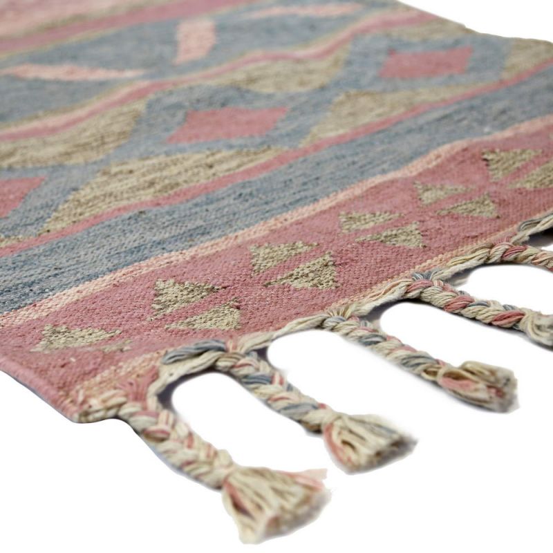 Miramar Handloom Recycled Indian Kilim Rug, 75 x 240cm