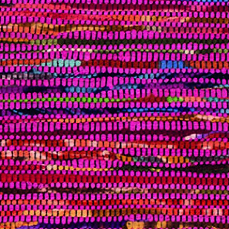Χαλί βαμβάκι & fleece Ροζ 60 x 90εκ.