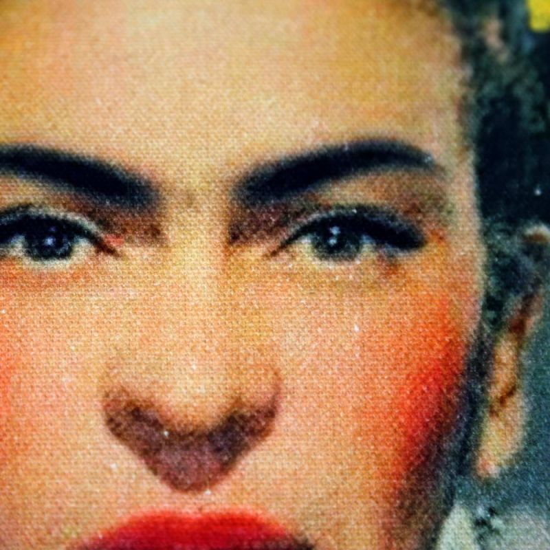 Μαξ. Frida Γκρι 45x45εκ. βαμβακερό κεντημένο