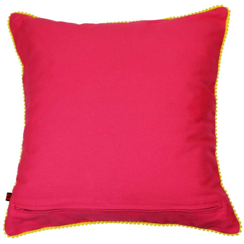 Frida Kahlo cushion fuschia 45x45cm