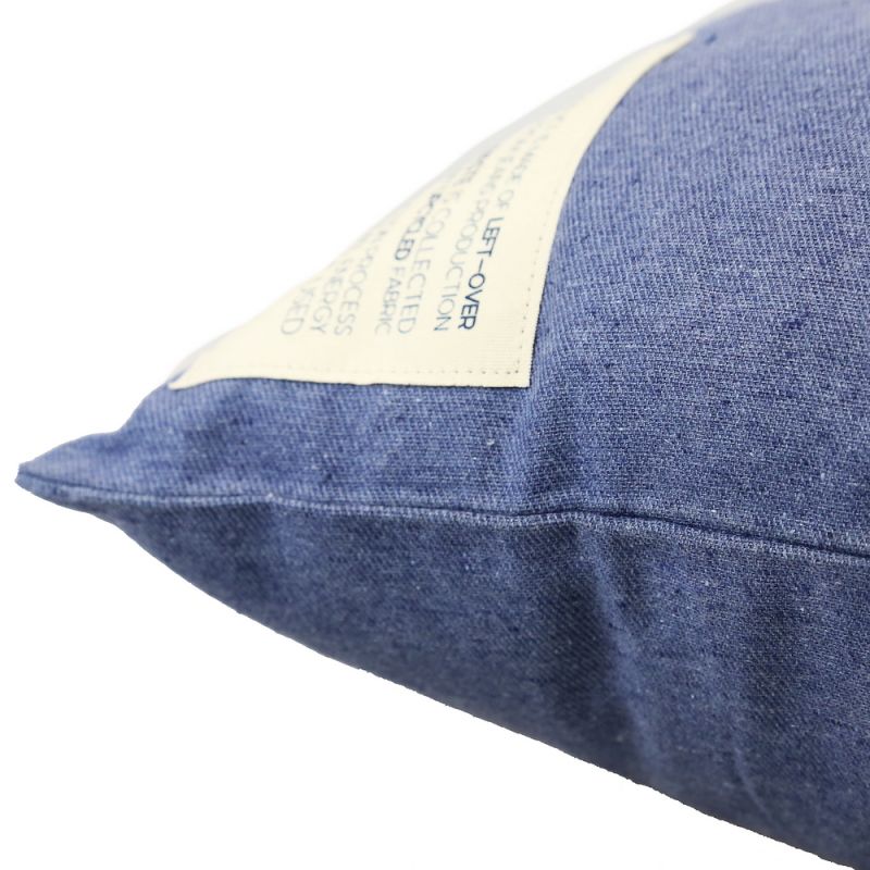 Cushion rectangular dark blue