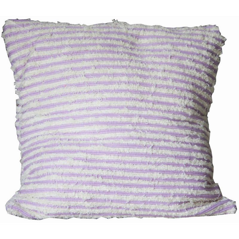 Cushion 60x60cm stripe lilac