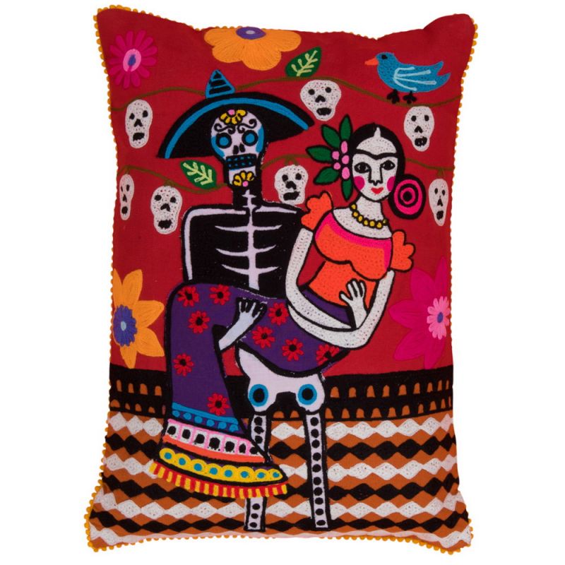 Μαξιλάρι Frida Kahlo 35x50εκ. Skeleton