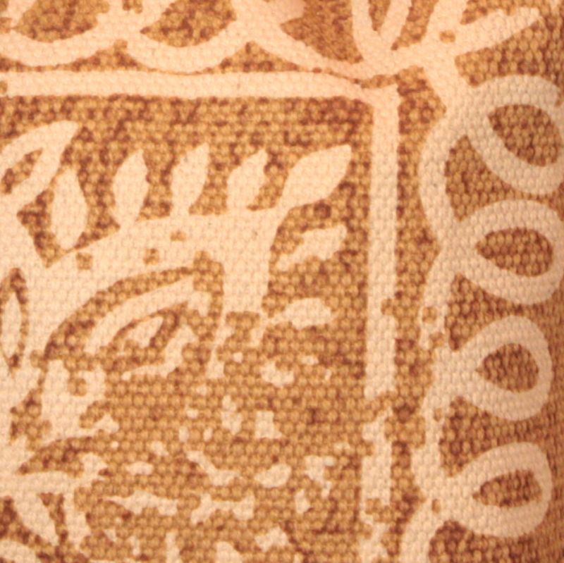 Handprinted cushion, Red earth 45 x 45cm