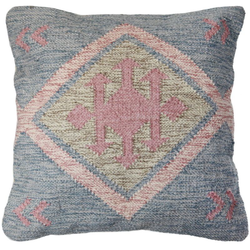 Miramar Recycled Indian Kilim Cushion 45 x 45cm