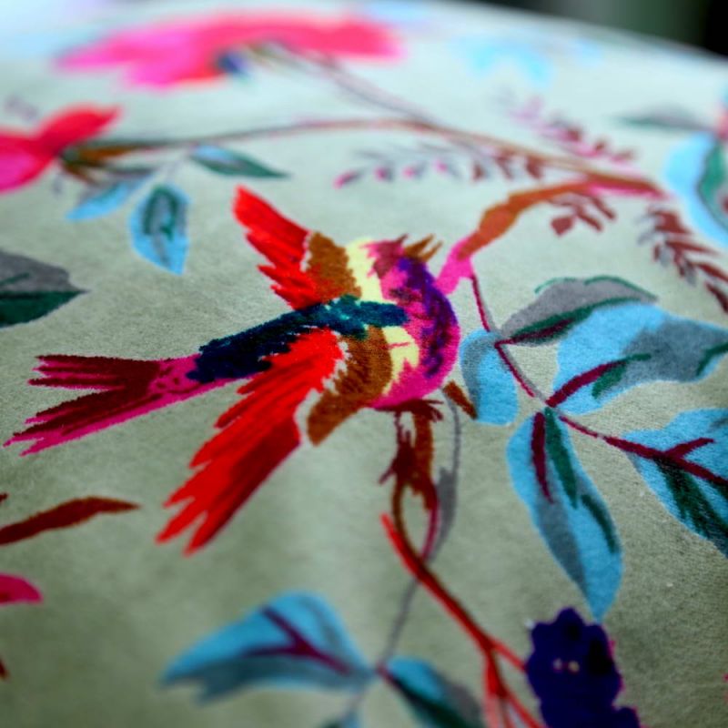 Bird of paradise cushion