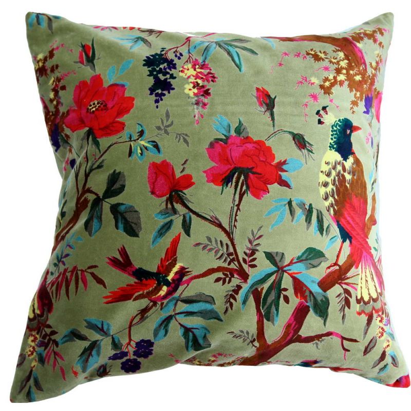 Bird of paradise cushion