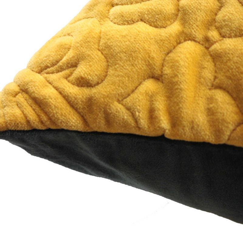 Reversible Quilted Velvet Cushion Cover  45 x 45cm