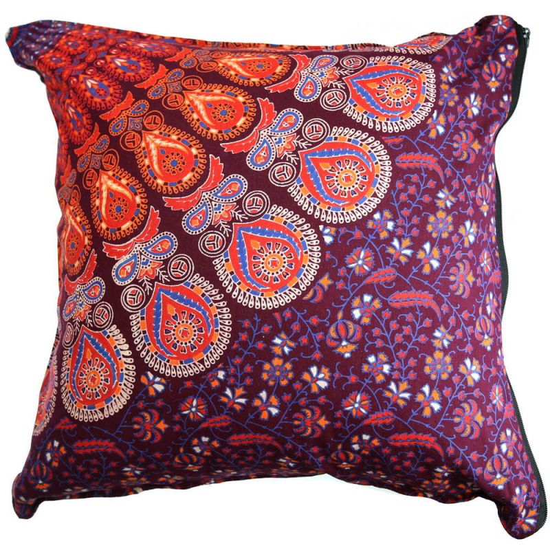 Peacock Cotton Cushion