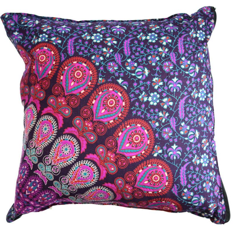 Peacock Cotton Cushion