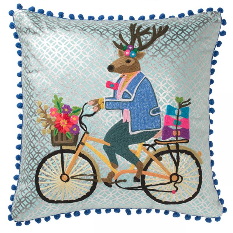 Μαξ. 45x45 Τάρανδος σε ποδήλατο