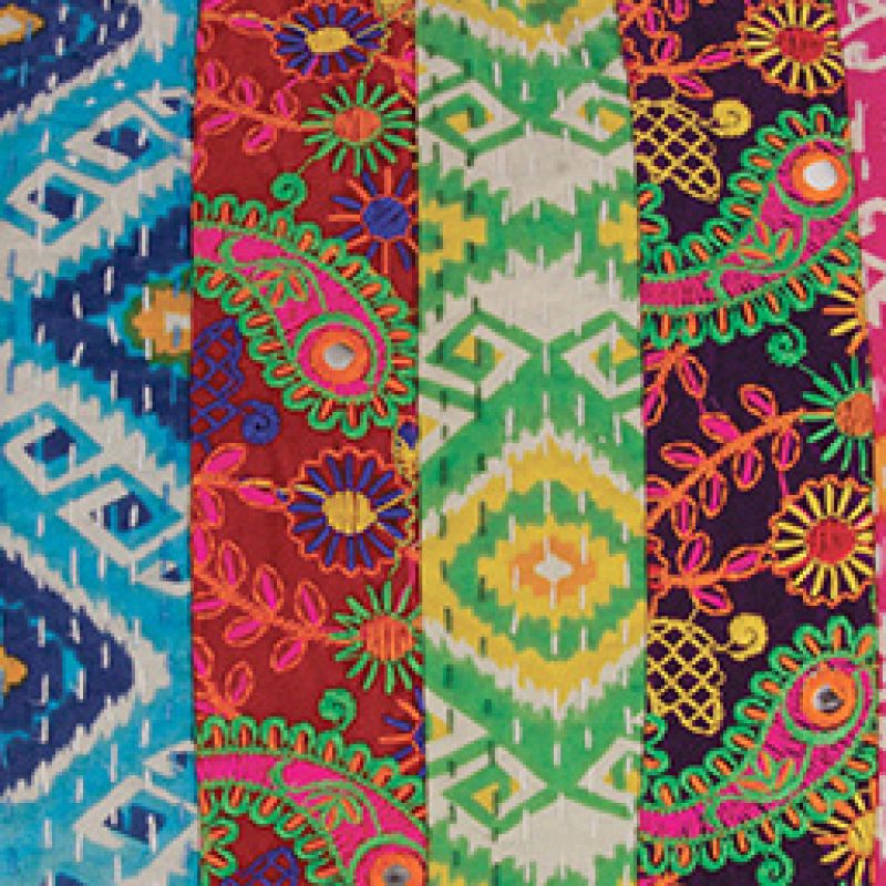 Μαξ. 35x50 Κεντήματα Patchwork