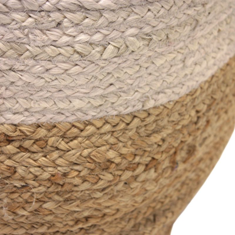 Jute pouf 45x45x45