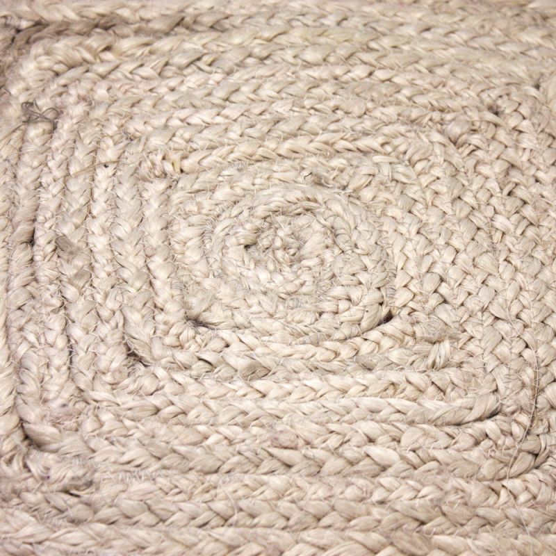 Jute pouf 45x45x45