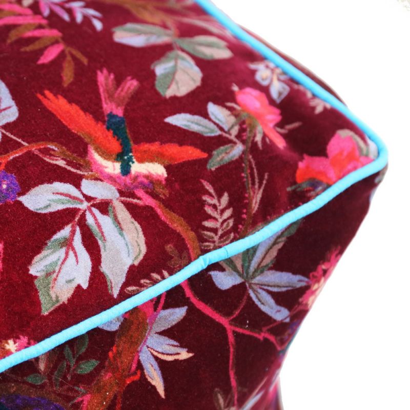 Pouf 60x60 velvet cotton