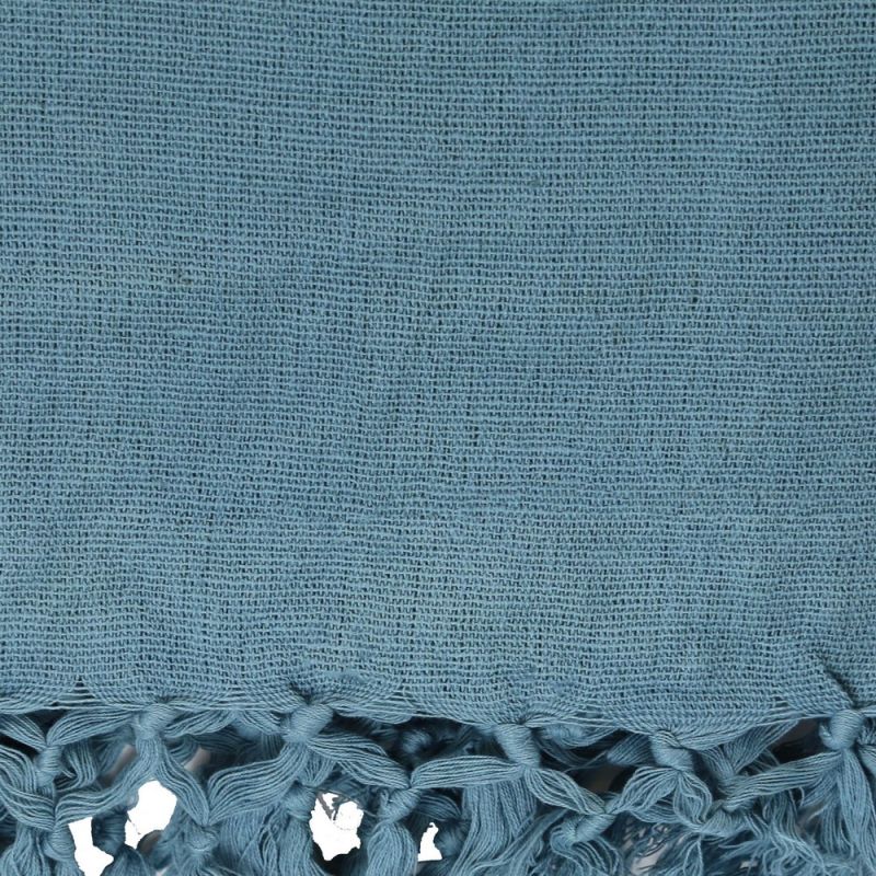 Rajput double bedspread, 225 x 250cm, Bermuda blue