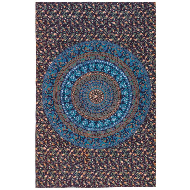 Jaipur cotton wallhanging/tapestry single 140x220cm