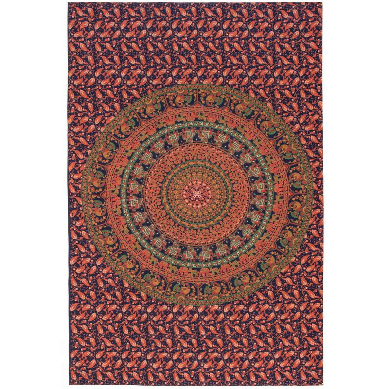 Jaipur cotton wallhanging/tapestry single 140x220cm