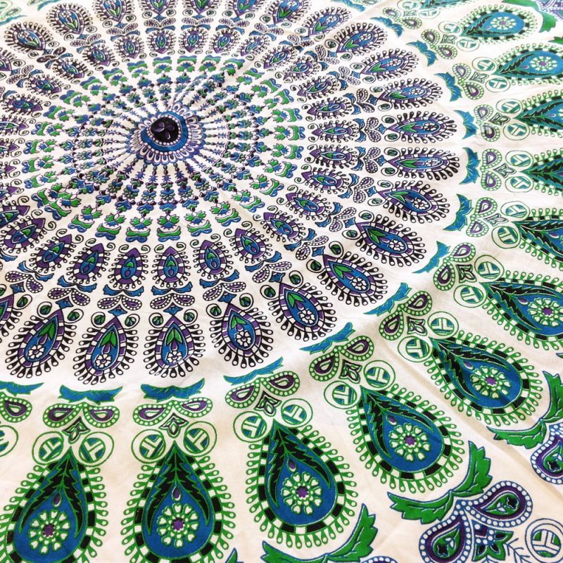 Circular tablecloth, mandala design 180cm