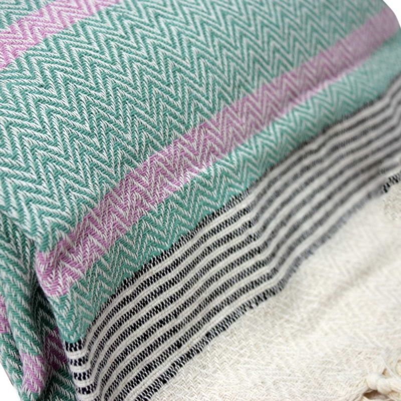 Malabar Throw With Tassels 125 x 180cm