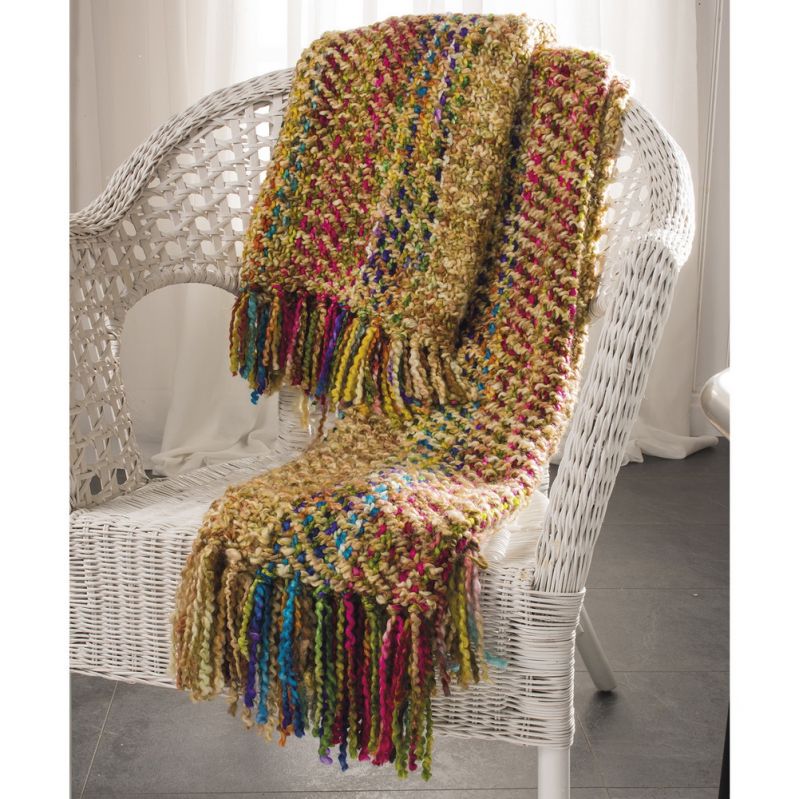 Ριχτάρι υφαντό απαλό πολύχρωμο, 125 x 150εκ.