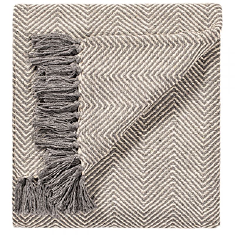 Ριχτάρι  ανθρακί  125x150εκ. Βαμβακερό