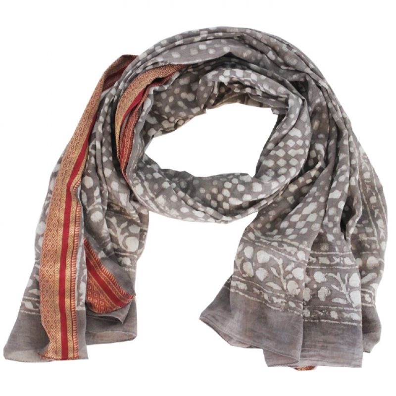 Φουλάρι 120x200 καφέ Μοντάλ